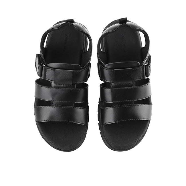 Obermain Sandal Pria Sling Back Eddy Robert In Black