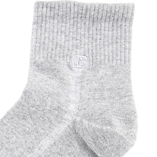 Ob Half Sock In Lt Gray / Navy / Black