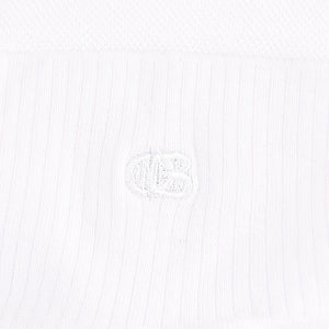 Ob Half Sock In All White