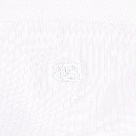 Ob Half Sock In All White