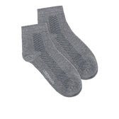 A-Ob Half Sock In Bk/Nv/Dgy