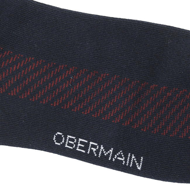 A-Ob Half Sock In Bk/Nv/Dgy
