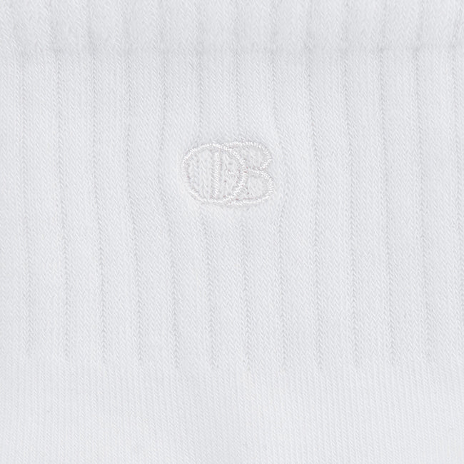 A-Ob Half Sock In Gy/Bk/Wh
