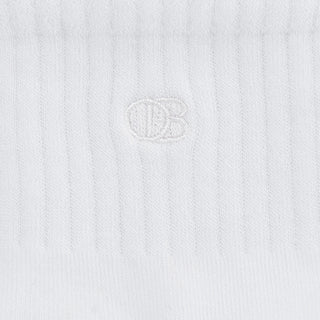 A-Ob Half Sock In Gy/Bk/Wh