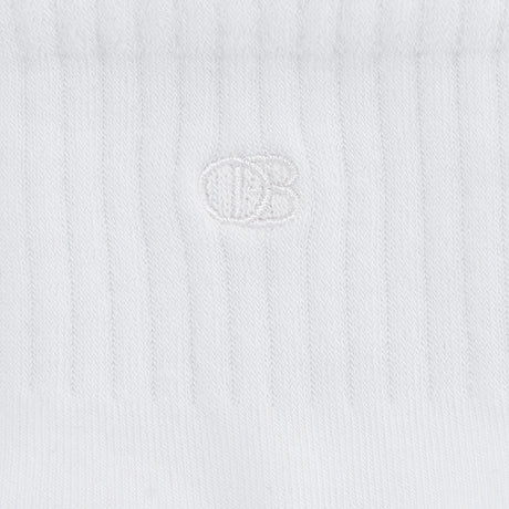 A-Ob Half Sock In Gy/Bk/Wh