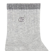 A-Ob Half Sock In Gy/Dgy/Bk