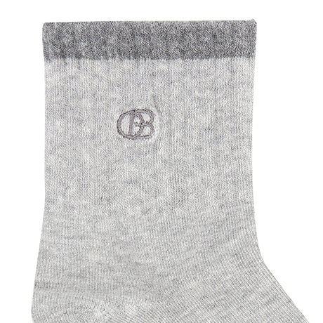 A-Ob Half Sock In Gy/Dgy/Bk