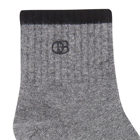 A-Ob Half Sock In Gy/Dgy/Bk