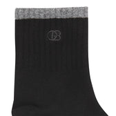 A-Ob Half Sock In Gy/Dgy/Bk