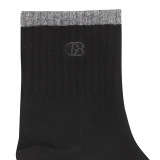 A-Ob Half Sock In Gy/Dgy/Bk