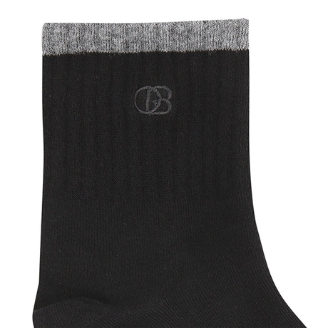 A-Ob Half Sock In Gy/Dgy/Bk