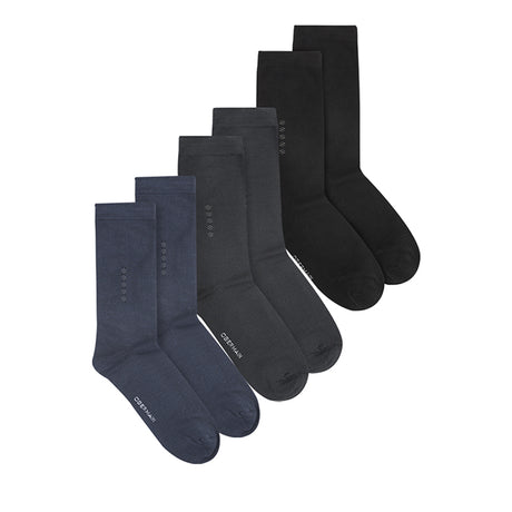 A-Ob Reg Sock In Nv/Bk/Gy