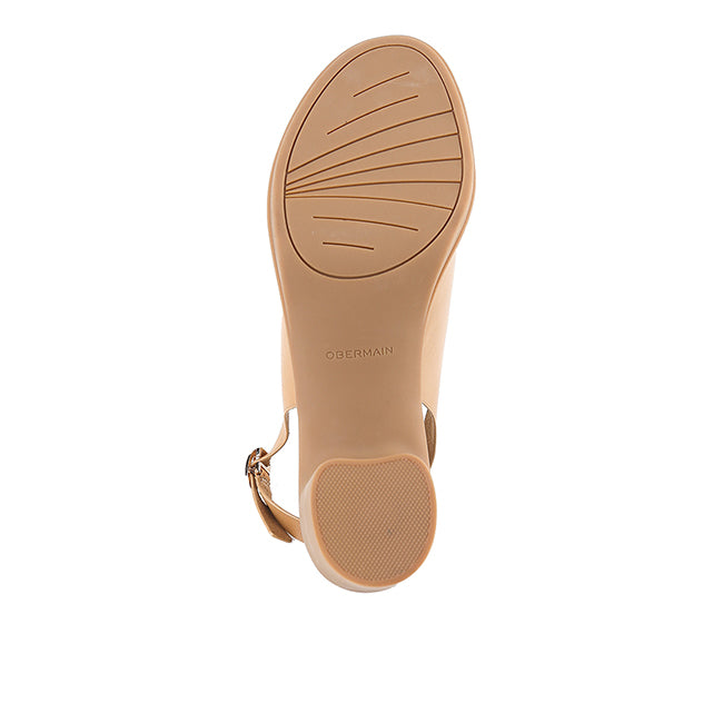 Obermain Sandal Wanita Heels Regina Claire In Brown