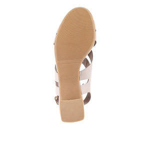 Obermain Sandal Wanita Heels Poppy Clarine In Taupe