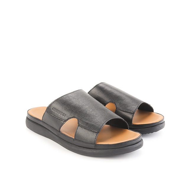 Evan Morgan Slide in Tumbled Leather