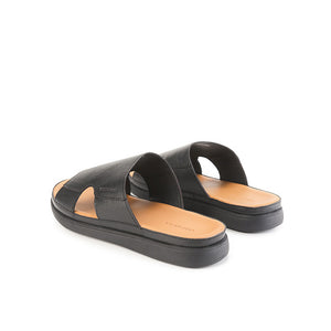 Evan Morgan Slide in Tumbled Leather