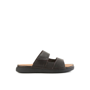 Obermain Sandal Pria Straps Evan Matteo In Dark Brown