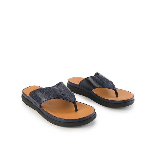 Obermain Sandal Pria Thong Evan Marcus In Navy