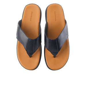 Obermain Sandal Pria Thong Evan Marcus In Navy