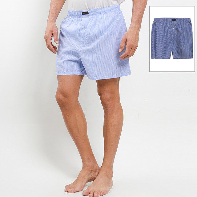 Obermain Pakaian Boxer Pria Woven Boxer In Multi Color