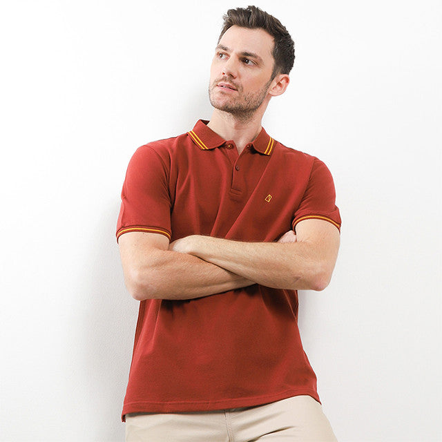 Boiler Ss Polo In Maroon
