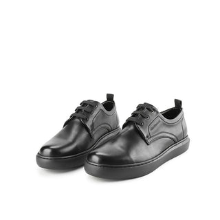 Suton Jones Lace Up in Waxed Cow Leather