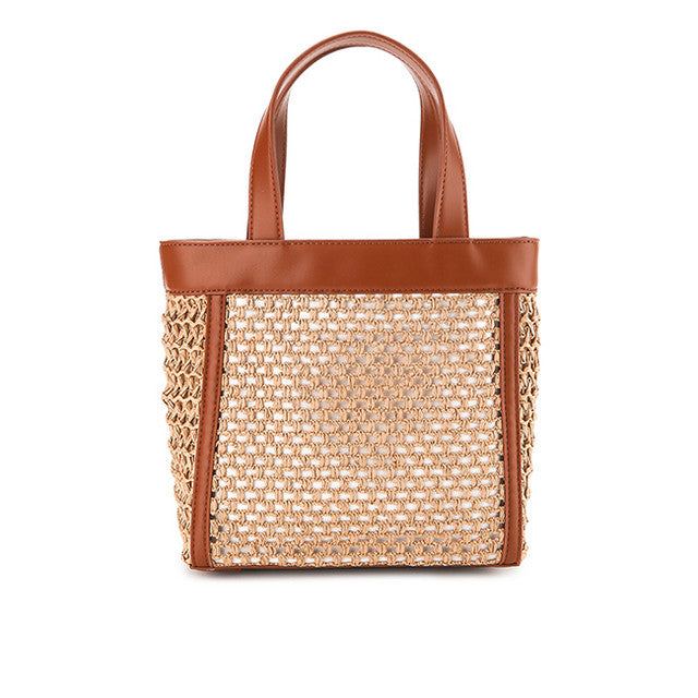 Aliyah Top Handle Bag In Cognac