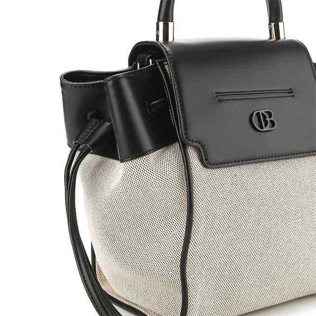 Camila Top Handle Bag In Black