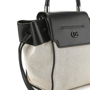Camila Top Handle Bag In Black
