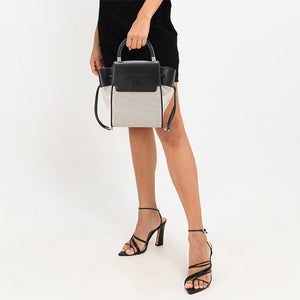 Camila Top Handle Bag In Black