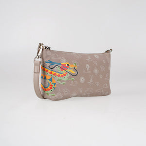 Obermain Accessories Wanita Pouch Dragon Madison Pouch In Beige