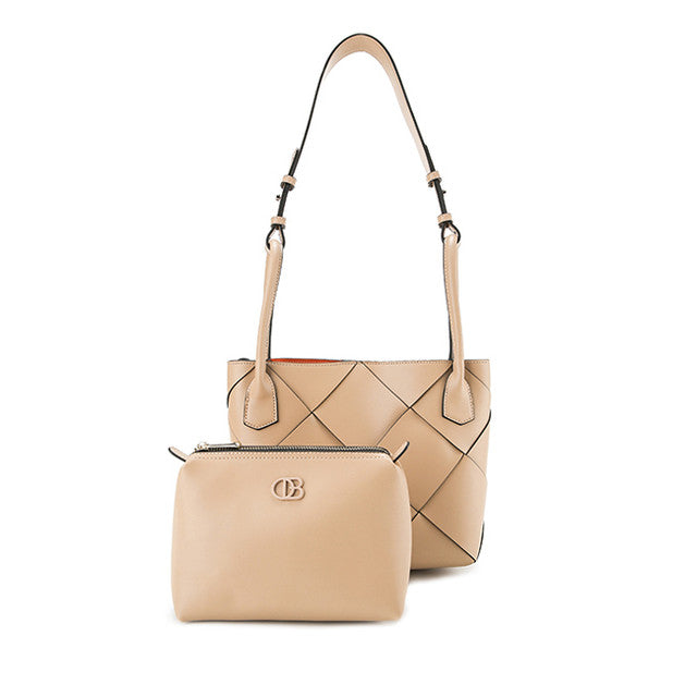 Charlotte Bucket Bag In Tan