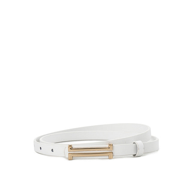 Obermain Accessories Wanita Pin Clip Alice Ladies Leather Pin In White -OBBL0024WH