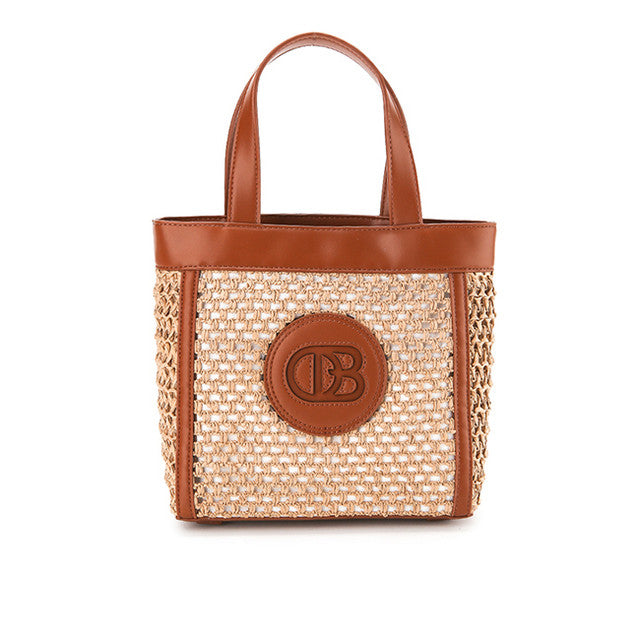 Aliyah Top Handle Bag In Cognac