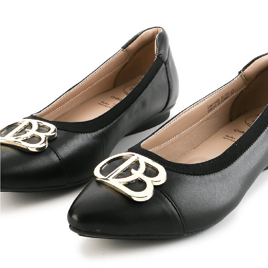 Obermain Sepatu Flats Wanita Halena Eleni In Black