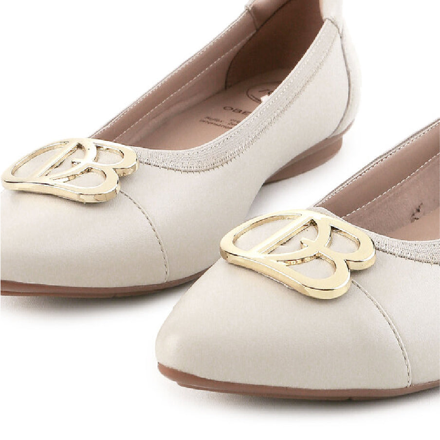 Obermain Sepatu Flats Wanita Halena Eleni In Cream
