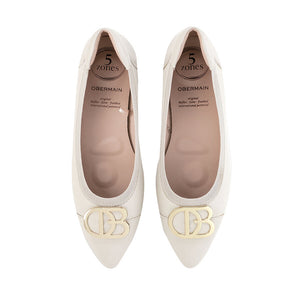 Obermain Sepatu Flats Wanita Halena Eleni In Cream