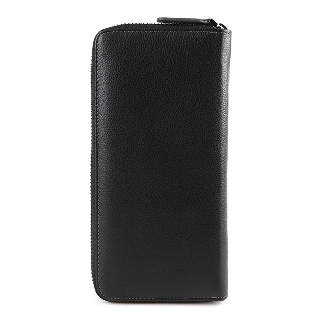 Obermain Aksesoris Short Wallet Pria Baylor Long Zip Wallet In Black/Grey