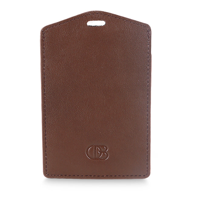 Obermain Aksesoris Name Tag Pria Brian Id Tag Holder In Brown
