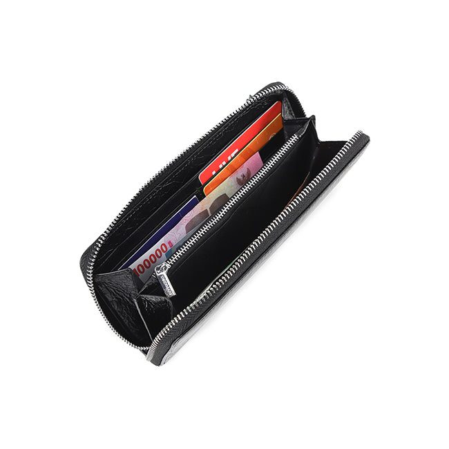 Daisy Long Zip Wallet - Rfid