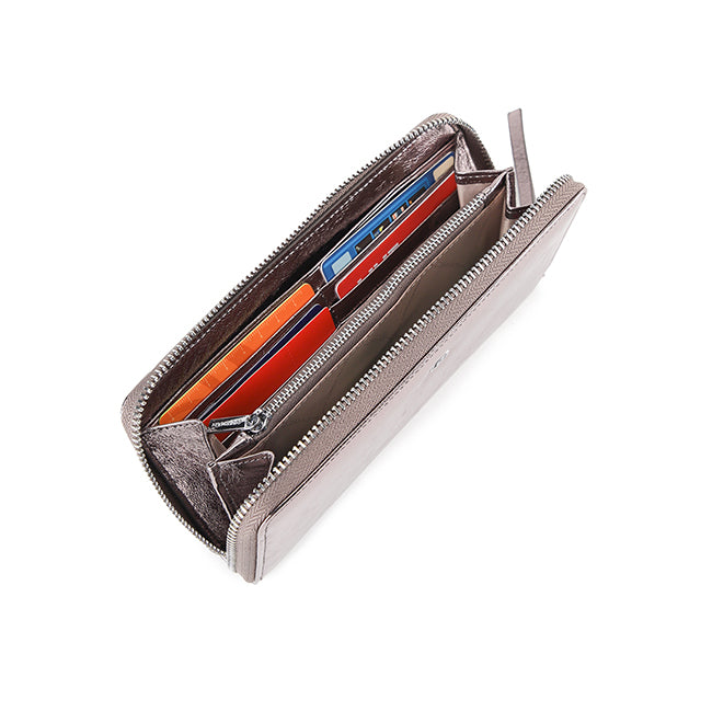 Daisy Long Zip Wallet - Rfid