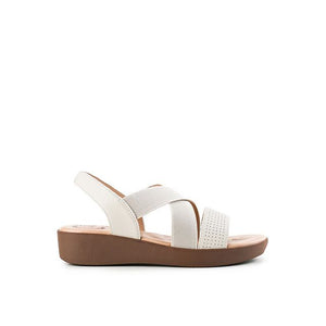 Obermain Sandal Wanita Wedges Newlyn Ferlin In Yellow