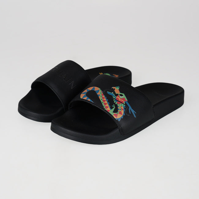 Obermain Sandal Pria Slide Dreamflyer Ryo In Black