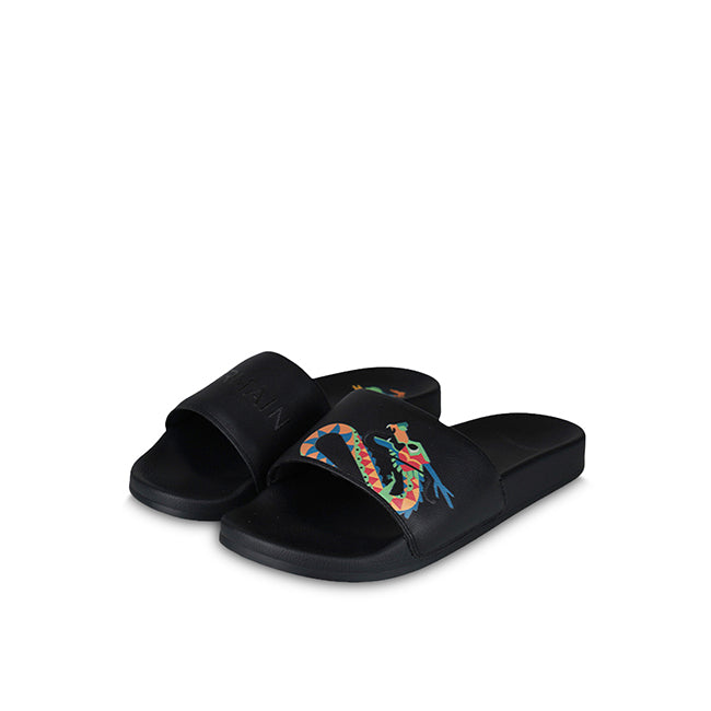 Obermain Sandal Pria Slide Dreamflyer Ryo In Black