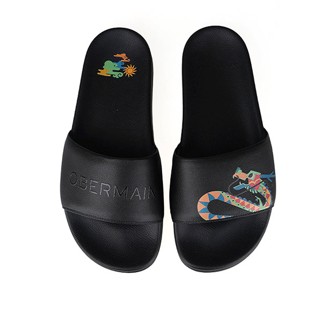 Obermain Sandal Pria Slide Dreamflyer Ryo In Black