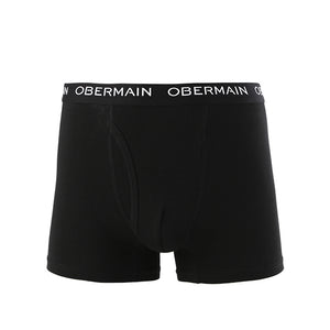 Obermain Pakaian Underwear Pria Knit Boxer In Black