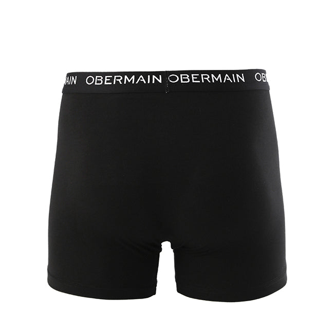 Obermain Pakaian Underwear Pria Knit Boxer In Black
