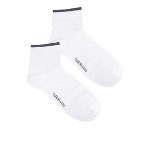 Ob Half Sock In Black / White / Navy