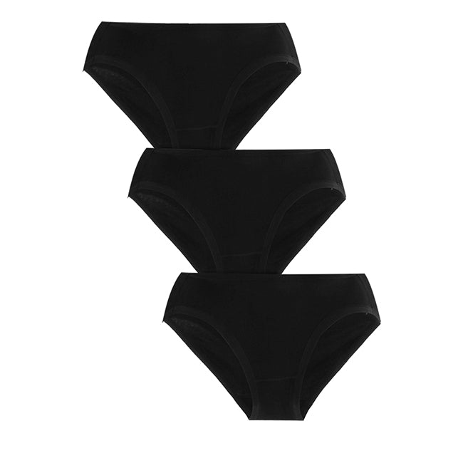 Obermain Pakaian Underwear Wanita Low Waist In Black