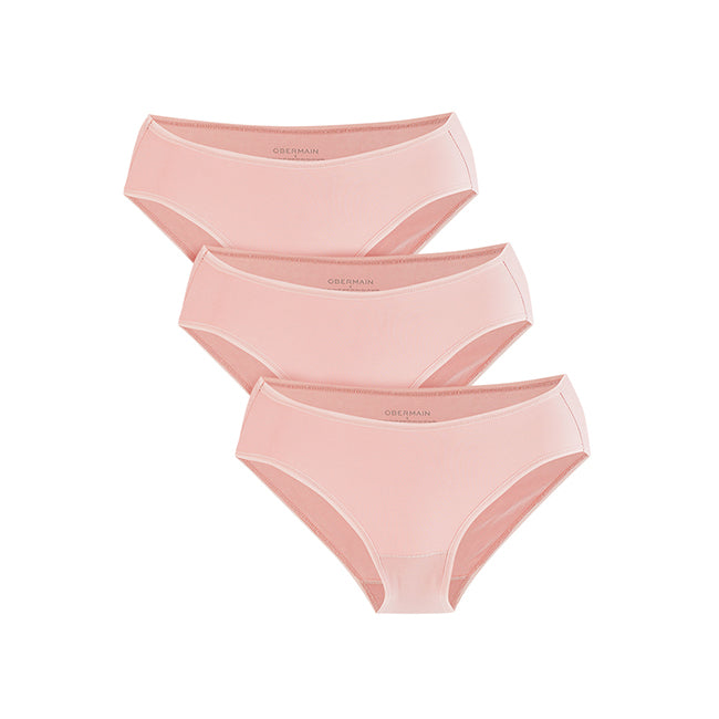 Obermain Pakaian Underwear Wanita Low Waist In Pink